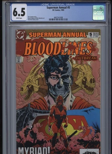 Superman Annual #5 (DC Comics July 1993), cgc grade 6.5