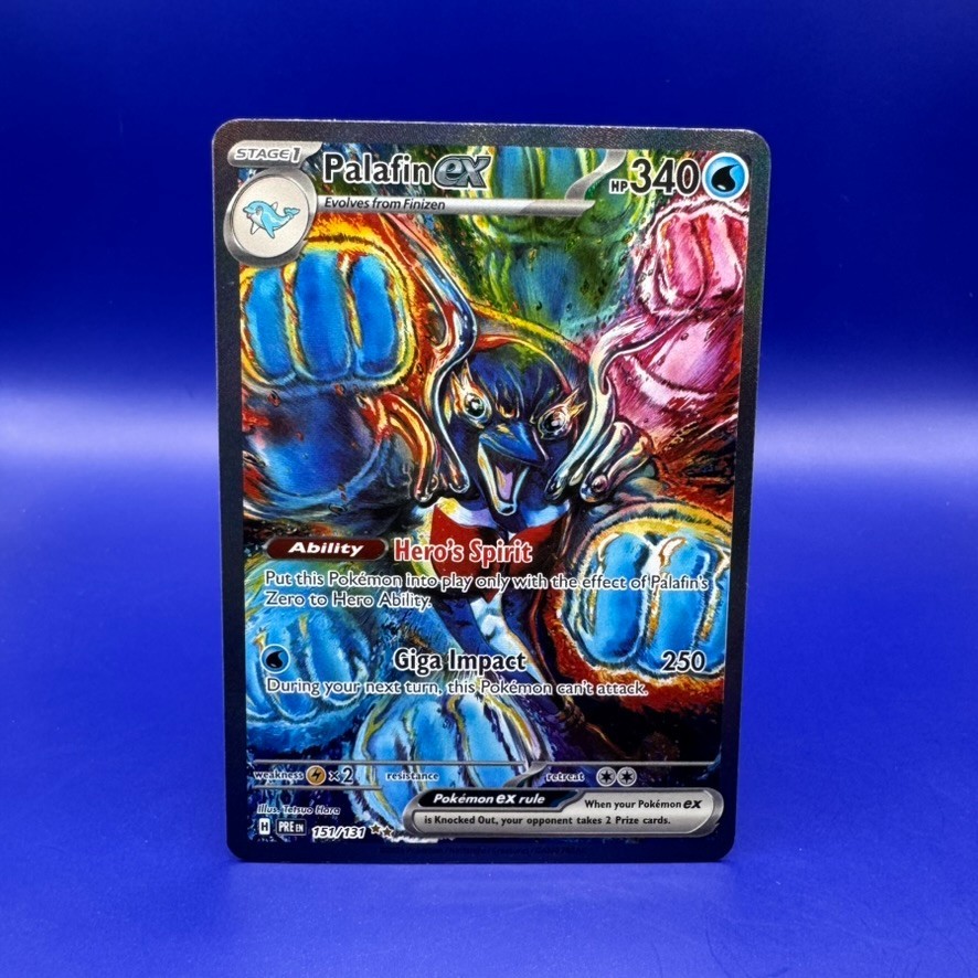 Palafin ex 151/131 Double Rare - Paldean Fates Pokemon TCG NM