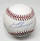 Mauricio Dubon Signed Autographed Game Used Major League Baseball BRAVES