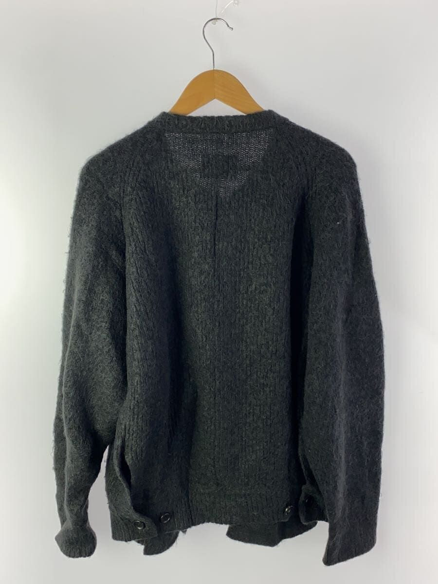 Stein Cardigan (Thick S Wool Black Plain ST312 SUPER KID Stein Cardigan (Thick S Wool Black Plain ST312 SUPER KID