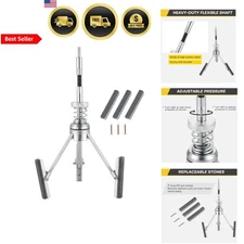 Engine Cylinder Hone Tool 2-7 Inch Adjustable Deglazer with 3PCS 220 Grit Stones