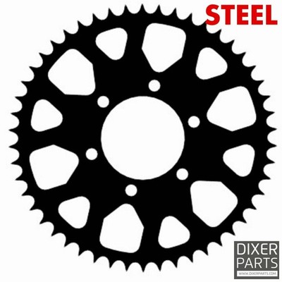 Steel stunt sprocket 50t 520 for Kawasaki ZX6-R 636 ER6 Z750 Z800