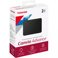 Toshiba Canvio Advance 2TB Black Portable External Hard Drive | USB 3.0 |
