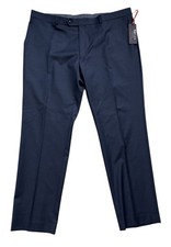 NEW Tommy Hilfiger Pants Mens Size 42x32 Navy Blue Tyler Wool Blend Modern Fit