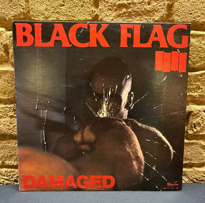 BLACK FLAG_DAMAGED_SST RECORDS_UNI/4 MATRIX_HARDCORE PUNK_HENRY ROLLINS_RARE