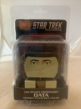 Figura apilable de madera Tiki Tiki Totem Star Treck DATOS (NUEVO)