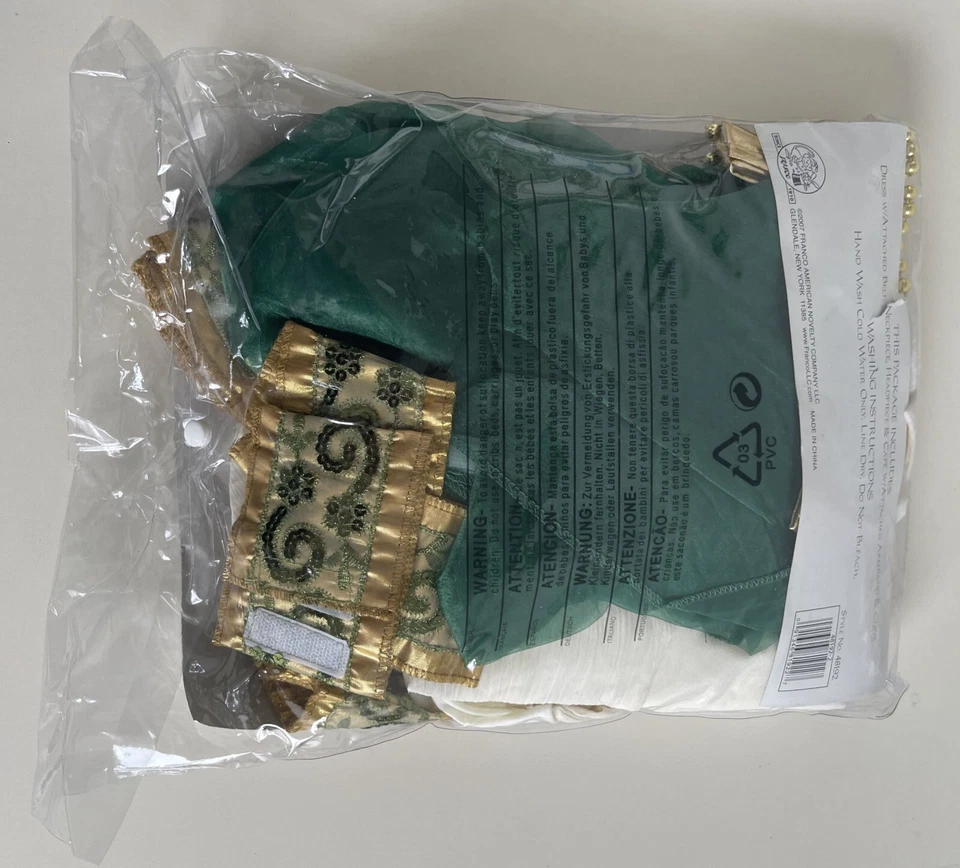 Disfraz de Halloween Cleopatra Reina Egipcia Verde 48192 091346819227 Foto 4 de 4