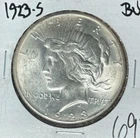 1923-S PEACE SILVER DOLLAR - BU ~BEAUTIFUL COIN~