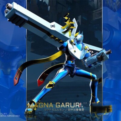 T1 Studio Digimon Magna Garurumon Resin Statue in stock H31cm