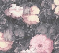 Vliestapete Blumen Vintage Grau Rosa Metropolitan Stories 36921-2 (3,09€/1Qm)