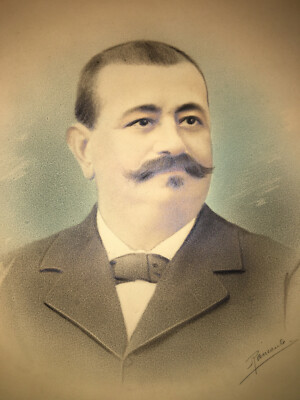 Louis Rancour Portrait Homme LOUIS GUILLAUME RANCOULE (1866-1946) Pastel DESSIN ...