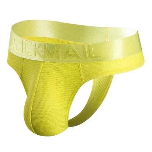 JOCKMAIL Men Ultra Soft T-Back Sexy Mesh Underwear Comfortable Pouch Jock Strap - Bild 11 von 24