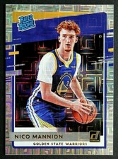 Nico Mannion 2020-21 Donruss Choice Rated Rookie RC Golden State Warriors 💎🔥💎