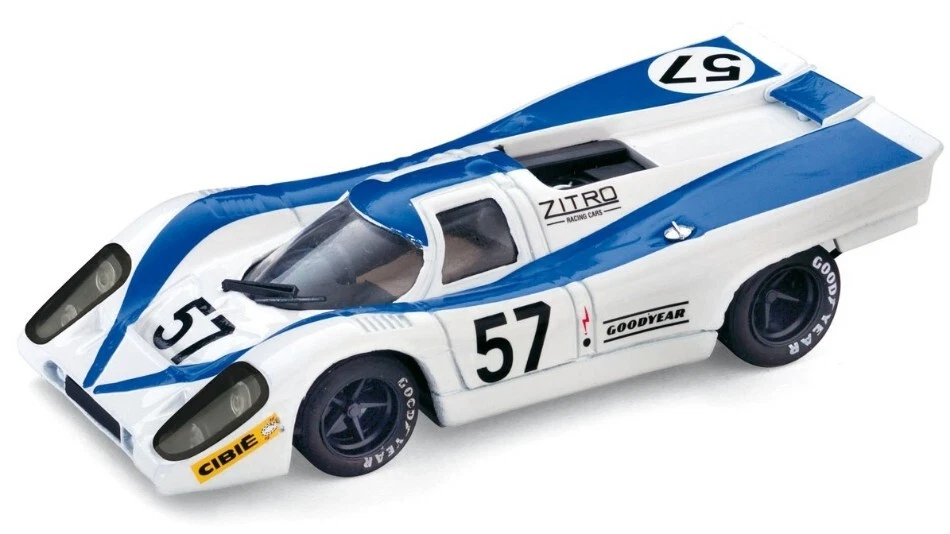 MODELLINO AUTO STATICO BRUMM PORSCHE 917K #57 LE MANS 1971 MARTIN PILLON 1/43 - Immagine 2 di 4