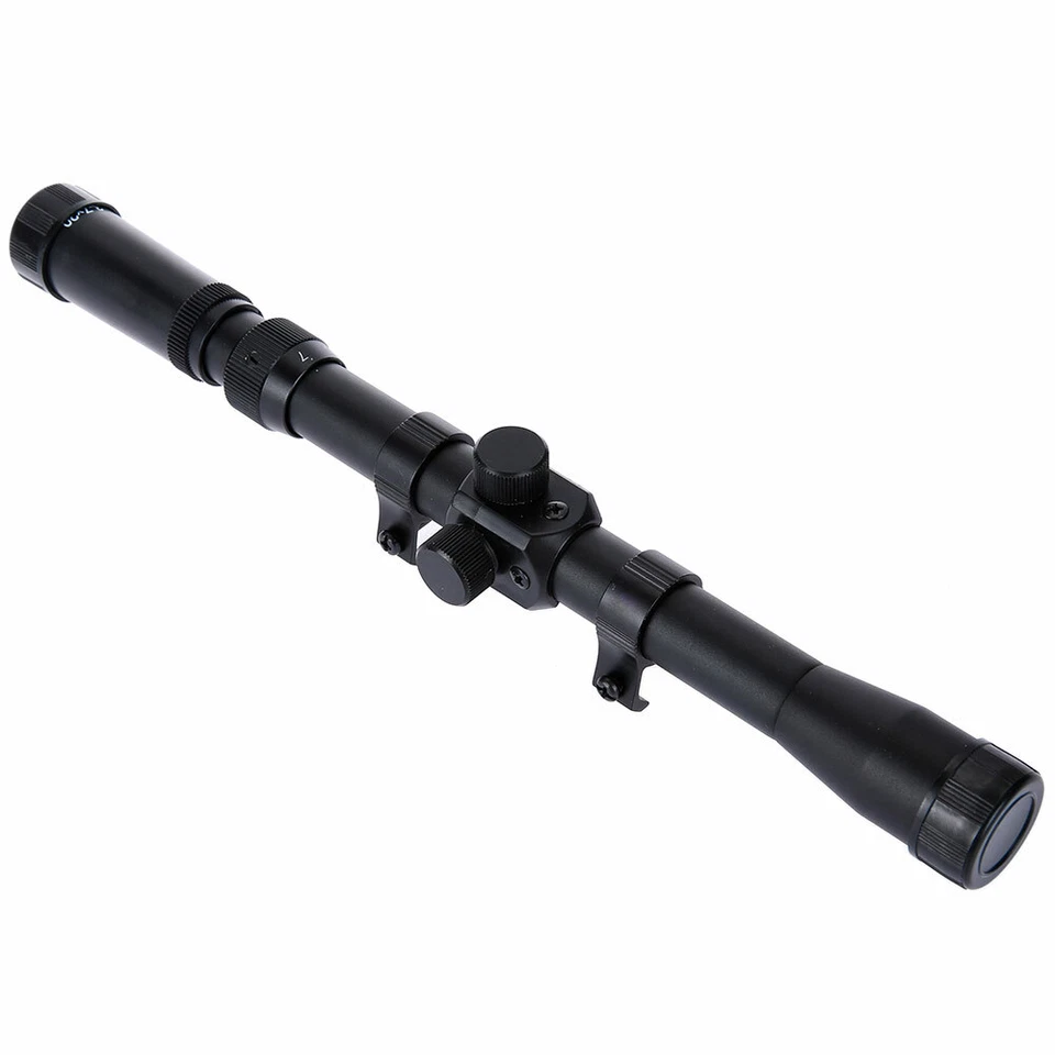 Tactical 3-7x20 Optics Rifle Scope Hunting Reflex Telescopic Sight Air Gun - Image 2 of 4