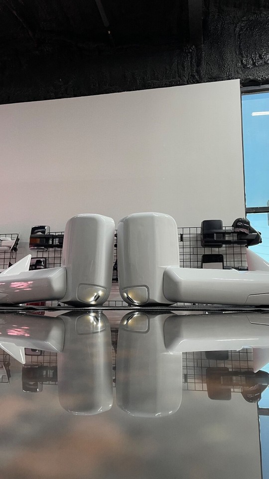 2009-2018 Dodge Ram all WHITE Tow Mirrors With Switchbacks - Color Code ...