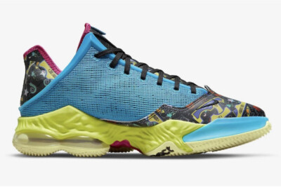 NEW Nike LeBron 19 Low LeBronival Sneaker - DM1058-500 - Blue