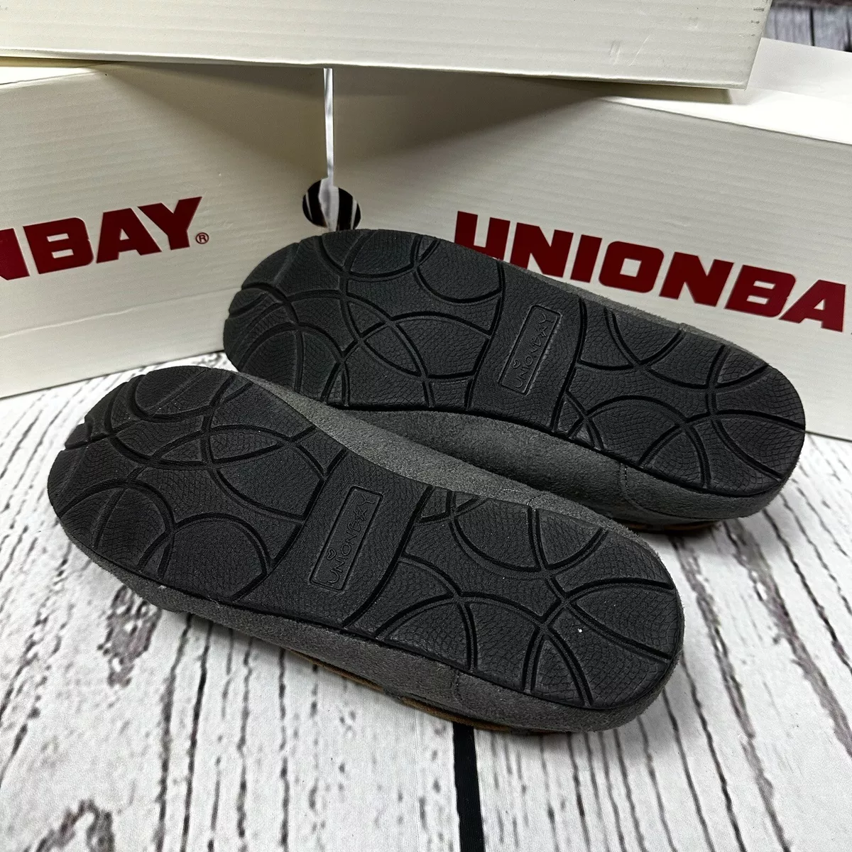 Union Bay Women s Yum Slippers Moccasins Pewter 9.5 eBay