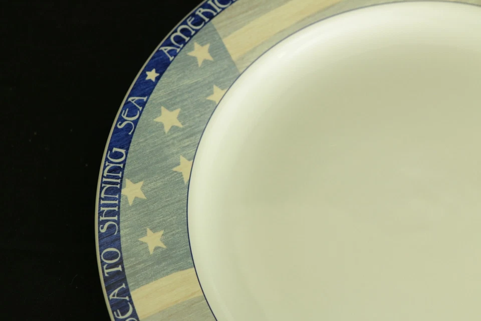Sakura 'America The Beautiful' CHOP PLATE 12-3/8" Warren Kimble - Image 2 of 4