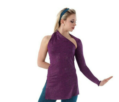 Child 6X7 Tunic Shirt Top ONLY Dance Costume Glitter MY OWN WAY