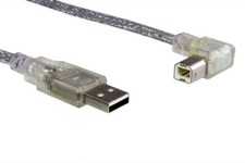 DINIC USB 2.0 Kabel A auf B St. links abgewin...