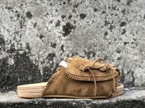 Visvim Christo Shaman-Folk Men's Sandals Size M US 8-9 26.5cm Beige | eBay