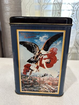 1970 s Anheuser Busch Budweiser Tin Box Budweiser Girl Introduction to Gods