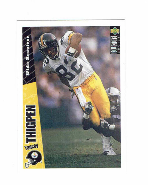 Yancey Thigpen Pittsburgh Steelers WR #101 Upper Deck 1996