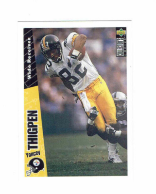 Yancey Thigpen Pittsburgh Steelers WR #101 Upper Deck 1996