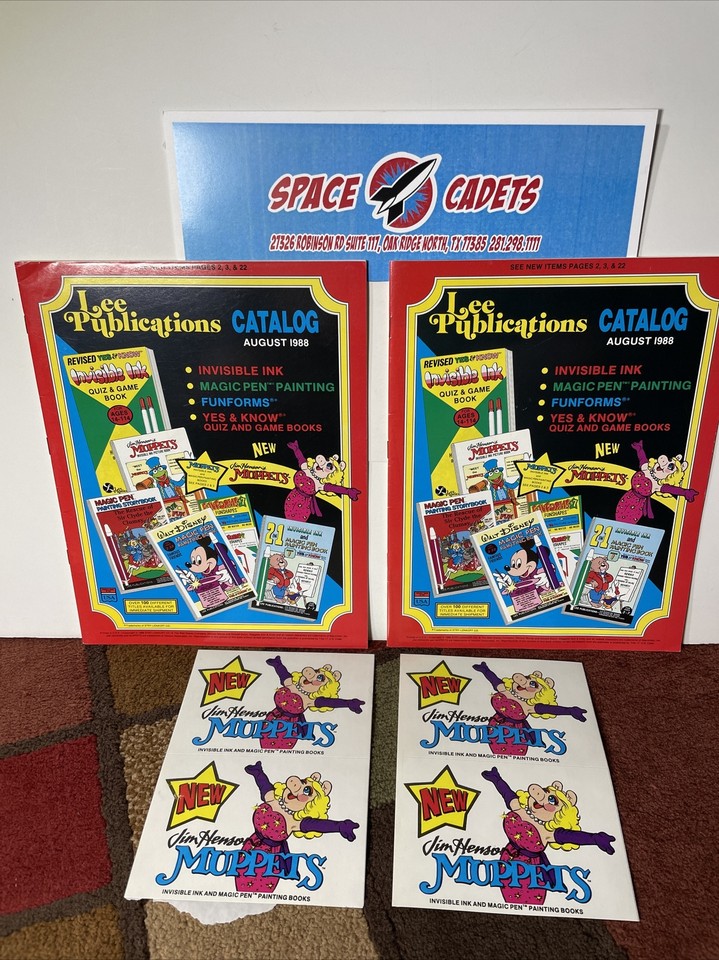 Muppets Magic Pen Invisible Ink Sample Stickers And Catalog Art By Nate Butler Comic Art