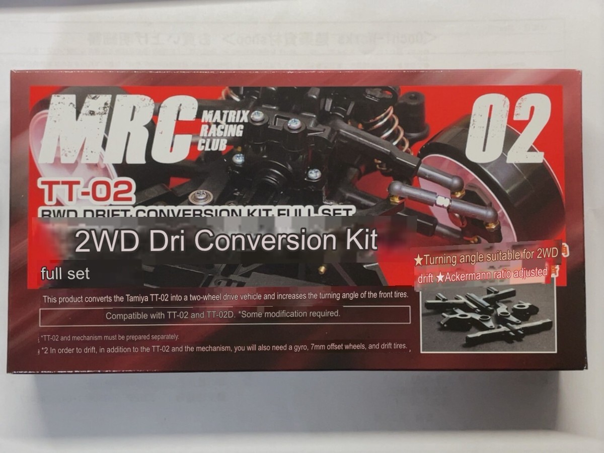 TT-02 2WD Dri Conversion Kit Full Set MRC MATRIX RACING CLUB JP