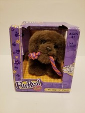 FurReal Friends Tuggin' Pup Stuffed Brown Dog Rope