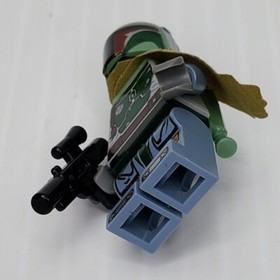 LEGO Star Wars Boba Fett Minifigure Head Stubble 9496 Pauldron sw0396