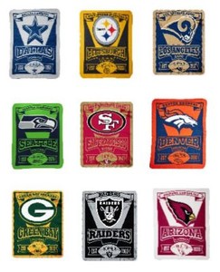 Brand New NFL Teams Soft Fleece Throw Blanket 50" X 60 