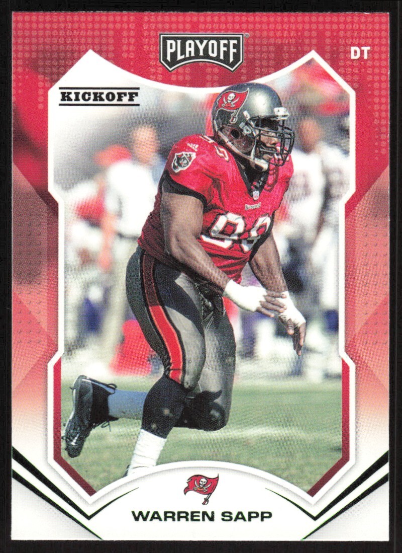 2021 Panini Playoff Kickoff Warren Sapp #175 Tampa Bay Buccaneers