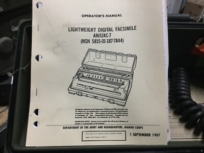 米軍実物　FACSIMILE SET TACTICAL AN/GXC-7A 米軍実物 FACSIMILE SET TACTICAL AN/GXC-7A - メルカリ