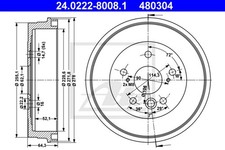 Tambour de frein Toyota RAV4 II
