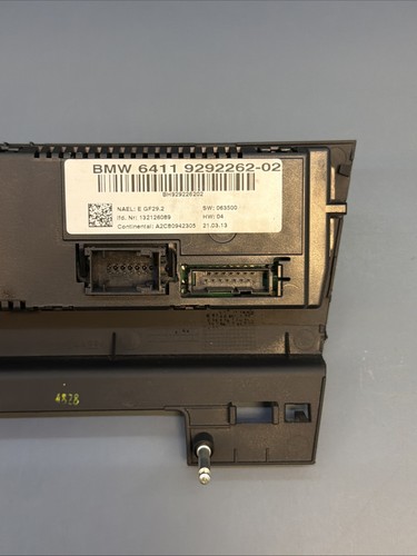 BMW X1 E84 2012-2015 panel de control térmico aire acondicionado OEM 9292262 - Imagen 7 de 7