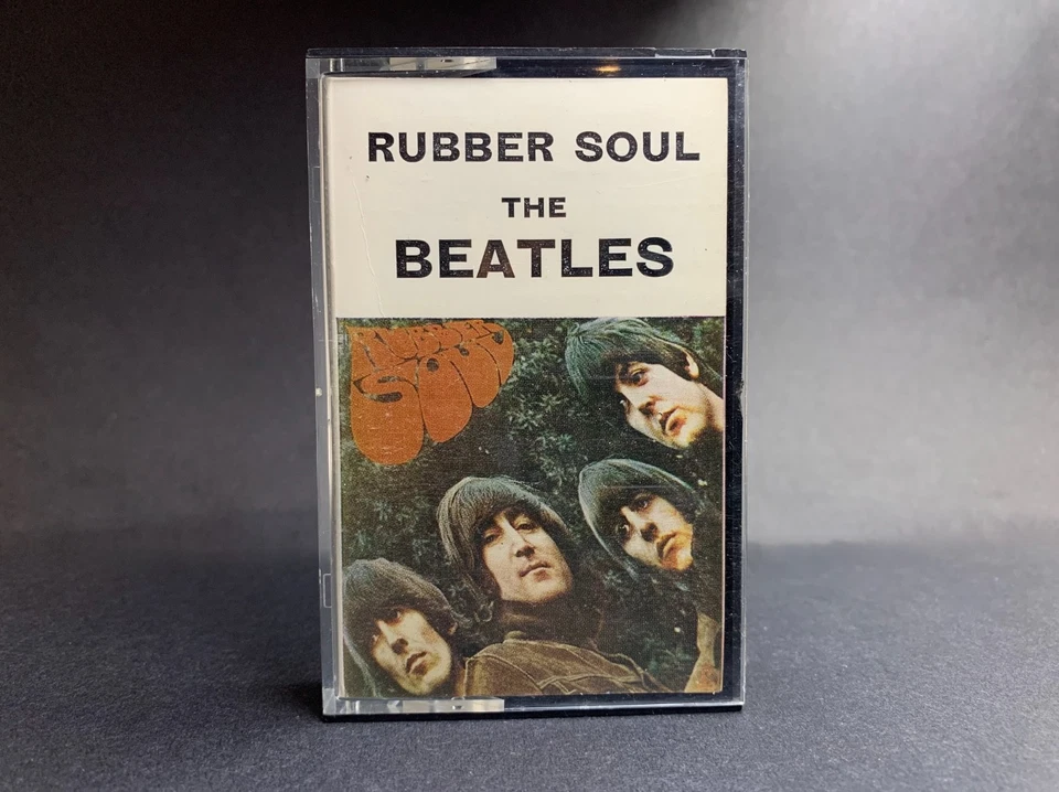 The Beatles RUBBER SOUL Cassette TC-PCS3075 **UK 1ST ISSUE 1970** GREEN LABELS - Image 3 of 4