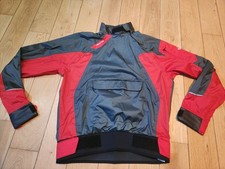 Tribord Mens DG500 Sailing Jacket Grey & Red Size M