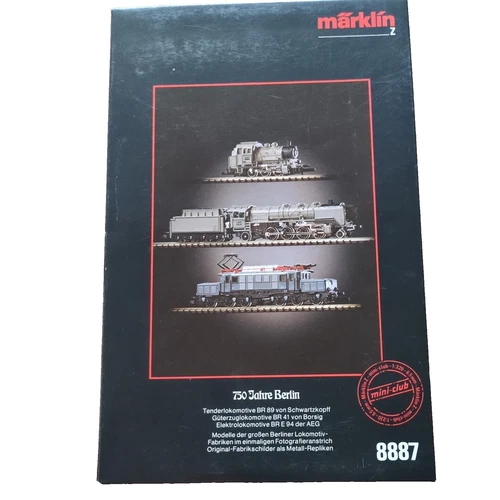 Märklin Spur Z 8887 750 Jahre Berlin BR 89 /  BR 41 /  BR E 94