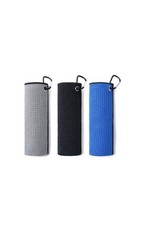 Pack Golf Towels 16" X 16" with Carabiner Clip,Microfiber Fabric Waffle Pattern