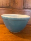 Small #401 Pyrex Primary Blue Nesting Mixing Bowl.  1-1/2Pint.  USA