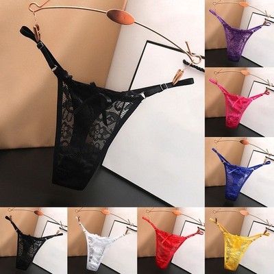 T Hosen Unterhose Sexy Transparente Unterwäsche Spitze G-String-Tanga T Hosen
