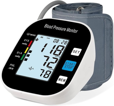 #ad #ad Automatic Blood Pressure Monitor for Home Use Large Backlit Display $22.09