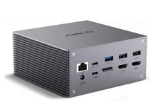 TOTU USB-C Triple Display Docking Station 2 HDMI DP 60W PD USB Hub Mac Windows