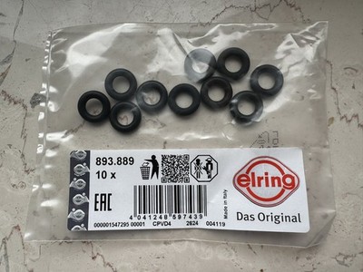 10x Original ELRING EINSPRITZVENTIL DÜSE DICHTUNG BMW MERCEDES FORD 893.889 OVP