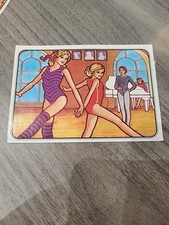 Vintage 1983 PANINI BARBIE 75  76 ALBUM STICKER Sheet Mattel Barbie study
