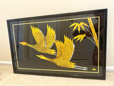 Saeko Oyama One Thousand Cranes 3D Origami Crane Vintage Japanese Paper Art