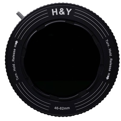 H&Y RevoRing Variable Neutral Density ND3-ND1000 and CPL Filter with 46-62mm Var